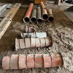 lot 286 image: Silo Blower Pipe and Adapters