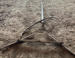 lot 283 image: Vintage Carriage Pole and Evener
