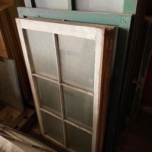 lot 299 image: Twenty-Four Vintage Wooden Windows - Storms, 3-Pane, 4-Pane