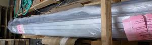 35 pieces of 178 inch long x 1 inch diameter steel pipe and 4 plastic pieces