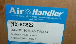 33 filters 6C522 25x25x1