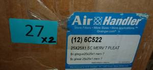 20 furnace filters 25x25x1 6C522