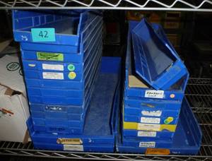 22 parts bins