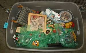 Tote full of misc items
