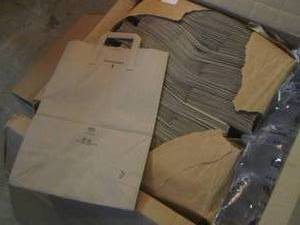 (A-2) 300 Paper Grocery Bags with H...
