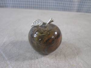 (CNTR) Polished Tigers Eye Apple w...