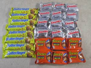 (B-1) Assorted Candy Bars Past Date...
