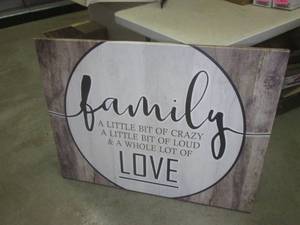 (EW1) Large Canvas Wall Decor - 40...
