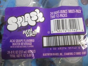 (C-2) Case of 24 Bottles Splash Bla...