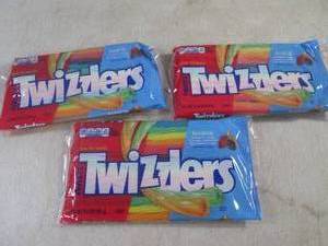 (B-1) 3 Packs of Rainbow Twizzlers ...