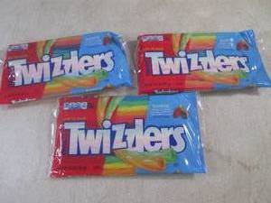 (B-1) 3 Packs of Rainbow Twizzlers ...