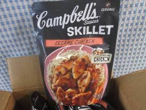 (B-1) 6 Pouches of Campbells Sauce...