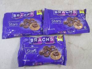 (B-2) 3 Bags of Brachs Milk Chocol...