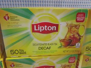 (C-1) 6 Boxes of Lipton Decaffeinat...