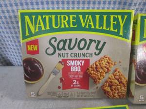 (B-3) 4 Boxes of Nature Valley Savo...
