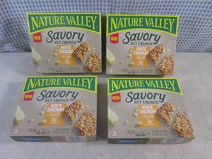 (B-3) 4 Boxes of Nature Valley Savo...