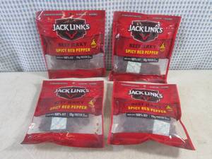 (B-2) 4 Bags of Jack Links Beef Jer...