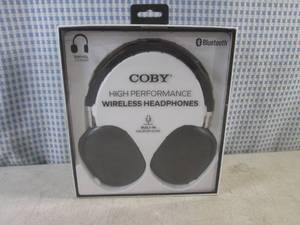 (H-1) Coby Wireless Headphones with...