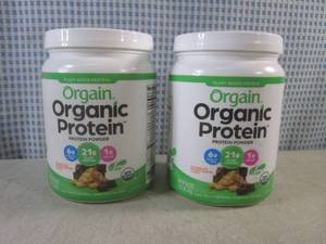 (BS) 2 Containers of Orgain Organic...
