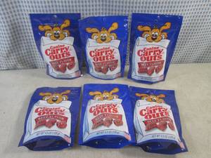 (C-3) 6 Bags of Beef Flavor Dog Tre...