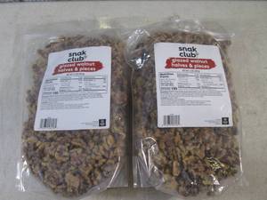 (B-1) 4 Pounds of Glazed Walnut Hal...