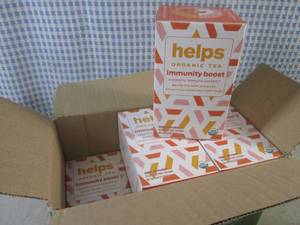 (C-2) 6 Boxes of Helps Organic Tea ...