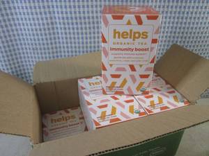 (C-2) 6 Boxes of Helps Organic Tea ...