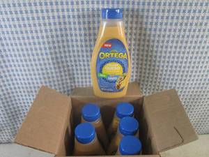 (B-3) 6 Squeeze Bottles of Ortega C...
