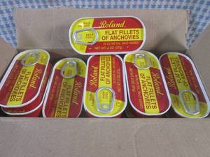 (B-2) Box of 25 Cans Flat Fillets o...