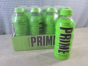 (C-3) 12 Bottles of Prime Lemon Lim...