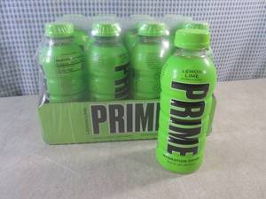 (C-3) 12 Bottles of Prime Lemon Lim...