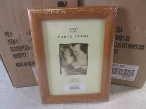 (BS) 12 New 5 x 7 Honey Oak Photo...