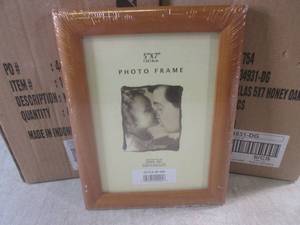 (BS) 12 New 5 x 7 Honey Oak Photo...
