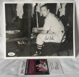 lot 12B image: Bob Feller Signed 8x10 Photo with JSA COA - Baseball