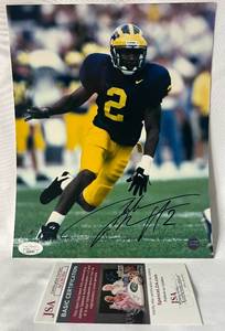 lot 42B image: Charles Woodson Signed 8x10 Photo with JSA COA - Football