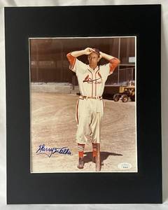 lot 49B image: Harry Walker Signed 8x10 Photo with JSA COA - Vintage Baseball