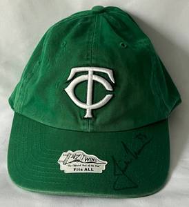 lot 21B image: Justin Morneau Signed Hat with JSA COA - Minnesota Twins Baseball