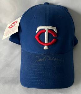 lot 32B image: Jack Morris Signed Minnesota Twins Baseball Hat with JSA COA
