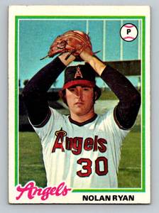 lot 27C image: Nolan Ryan 1978 Topps #400 Vintage Baseball Card