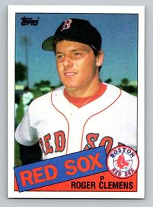 lot 35C image: Roger Clemens RC 1985 Topps #181 Rookie Vintage Baseball Card