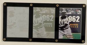 lot 67B image: Josh Gibson Printing Plated 2001 Fleer Tradition Warning Track #1 - Baseball Cards