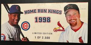 lot 61B image: Mark McGwire and Sammy Sosa Limited Edition 1998 Home Run Kings 164 All Metal Transporter
