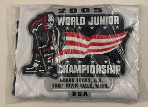lot 63B image: 2005 World Junior Hockey Championship Nike Jersey Size Large