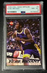 lot 21A image: Kobe Bryant PSA 8 NM-MT 1998 Collectors Edge Impulse #9 Basketball Card