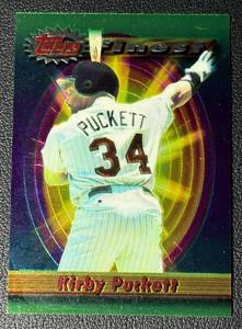 lot 98A image: Kirby Puckett 1994 Topps Finest #204 Minnesota Twins Baseball Card