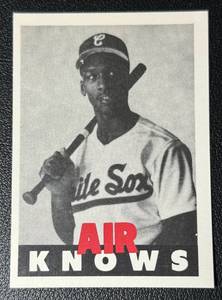 lot 113A image: Michael Jordan Air Jordan Baseball Card