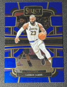 lot 136A image: LeBron James Blue Concourse 2023-24 Select #66 Basketball Card