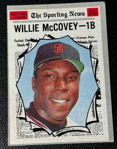 lot 148A image: Willie McCovey 1970 Topps #450 Sporting News All-Star Vintage Baseball Card