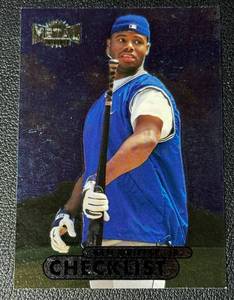 lot 150A image: Ken Griffey Jr. Metal Universe 1998 Checklist #218 Baseball Card