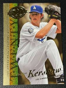 lot 154A image: Clayton Kershaw RC 2008 Upper Deck Hobby preview #UD-80 Rookie Baseball Card